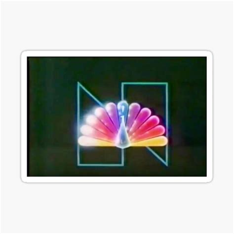 "NBC logo 1978" Sticker for Sale by Jenniferkate72 | Redbubble