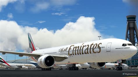 CS Boeing 777-300GE Emirates New Livery 4K & 8K for Microsoft Flight Simulator | MSFS