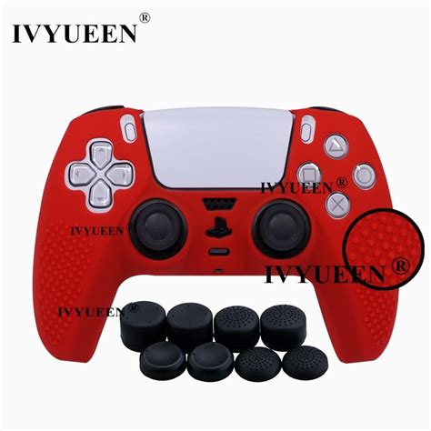 Ps5 controller sillicon cover with 8 caps (RED), Video Gaming, Gaming Accessories, Cases ...