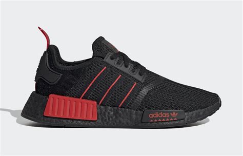 adidas NMD R1 Black Red GV8422 Release Date - SBD