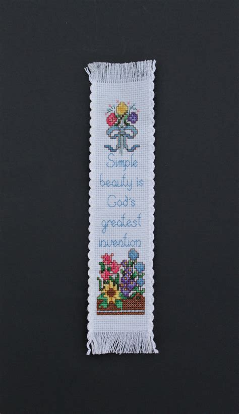 Cross Stitch Scripture Bookmarks - Etsy