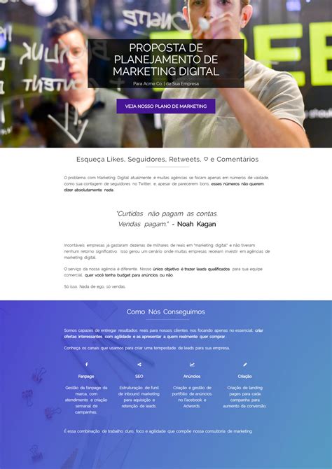 Digital Marketing Proposal Template | Free Proposal Templates | Proposeful