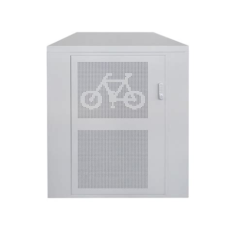 High Quality Outdoor Waterproof Single Door Iron Bike Lockers Metal ...