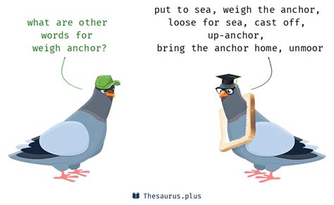 Terms Set sail and Weigh anchor are semantically related or have ...