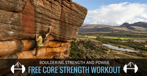 Bouldering Training: Free Core Strength Workout - TrainingBeta