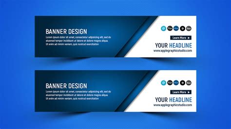 970x250 Web Banner Design - Photoshop Tutorial