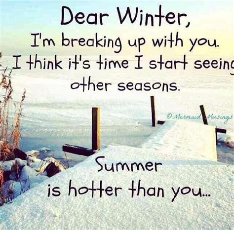 Funny End Of Winter Quotes - ShortQuotes.cc