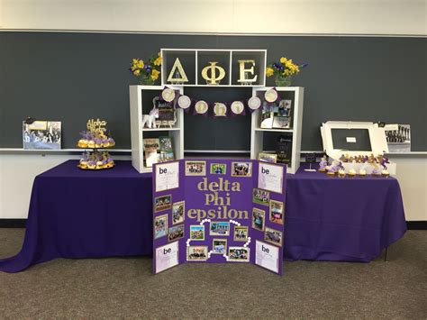 Delta phi epsilon recruitment table | Delta phi, Delta phi epsilon, Delta gamma sorority