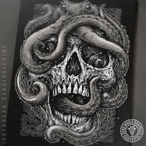 Octopus skull by DeadInsideGraphics on DeviantArt