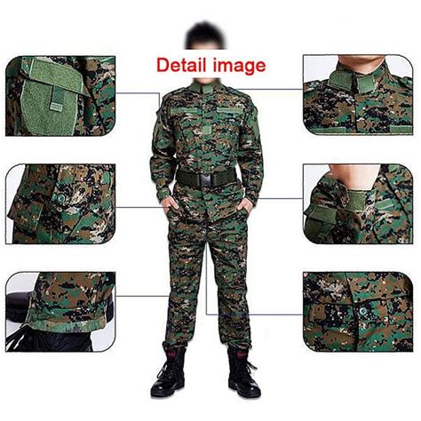 ATAIRSOFT Men Tactical BDU Combat Uniform Jacket Shirt & Pants Suit for ...