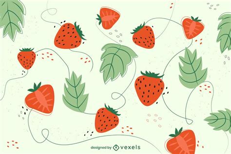 Strawberry background design #AD , #Strawberry, #design, #background ...