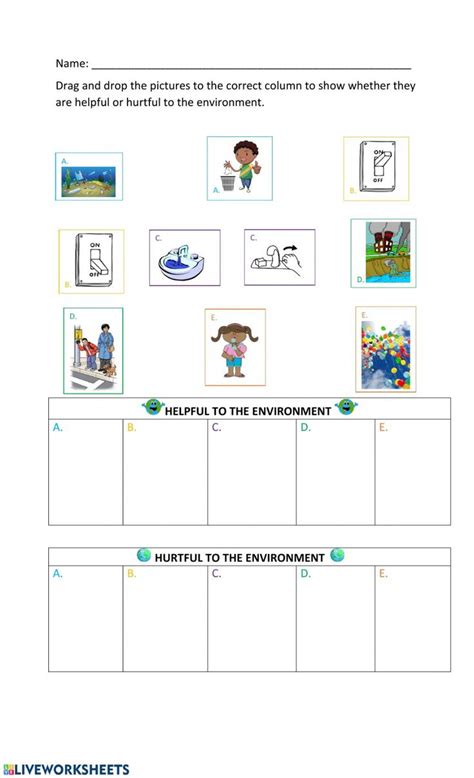 Helpful and Harmful worksheet | Kindergarten worksheets, Water cycle facts, Worksheets