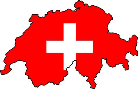 Switzerland Map Europe