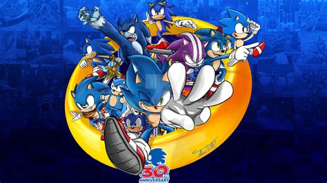 Sonic 30th Anniversary Wallpaper