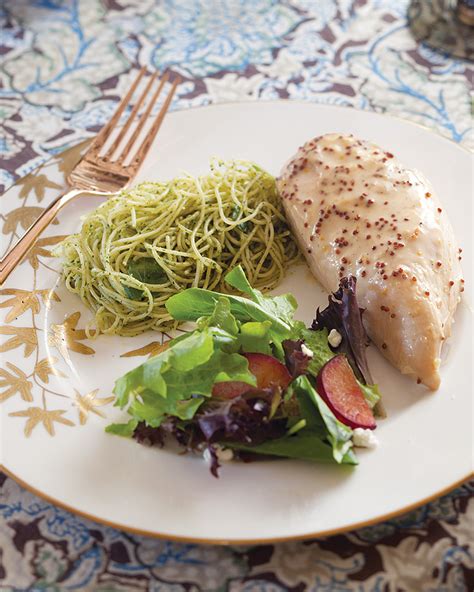 Capellini with Basil-Arugula Pesto - Southern Lady Magazine