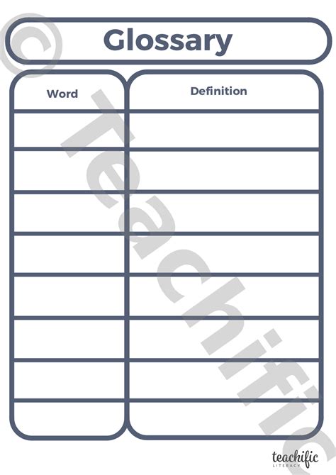 Writing Templates: Make Your Own Glossary | Teachific