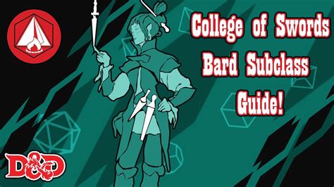 College of Swords Bard - Subclass Guide - D&D 5e - YouTube