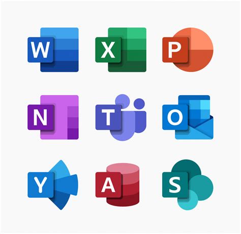 Microsoft Office 365 Desktop Icons