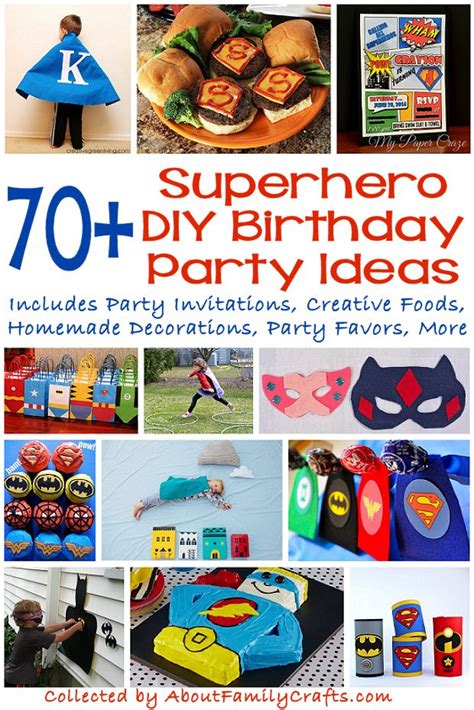 70+ DIY Superhero Party Ideas – About Family Crafts