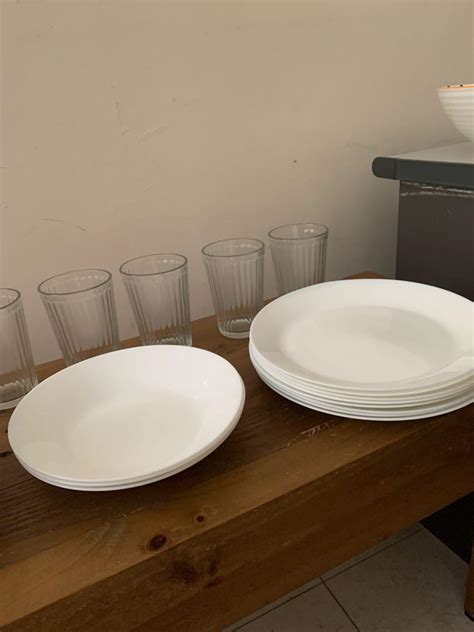 Ikea Plates, Bowls, Glasses and cutlery, Furniture & Home Living ...