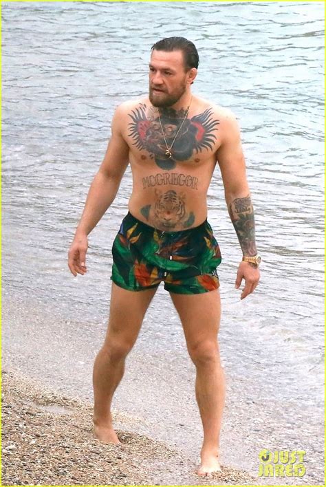 Conor McGregor Bares His Tattoos While Going Shirtless on Vacation ...