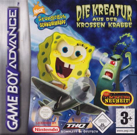 SpongeBob SquarePants: Creature from the Krusty Krab cover or packaging material - MobyGames