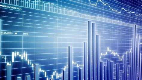 Download Stock Market Monochromatic Blue Colour Wallpaper | Wallpapers.com