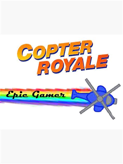 "Copter Royale" Poster for Sale by AsherHogan8 | Redbubble