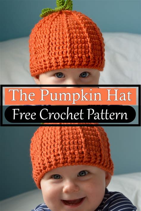 13 Crochet Pumpkin Hat Patterns For Halloween