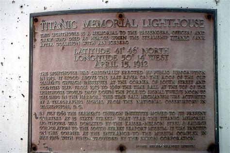 Titanic Memorial Lighthouse