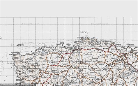 Historic Ordnance Survey Map of Cemaes Bay, 1947