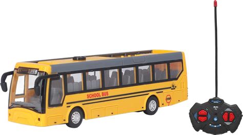 Amazon.com: RC School Bus, Remote Control Bus Toy Go Forward Sturdy ...