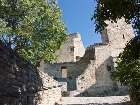 Medieval City of Le Poet Laval Drome France Stock Photo - Image of ...