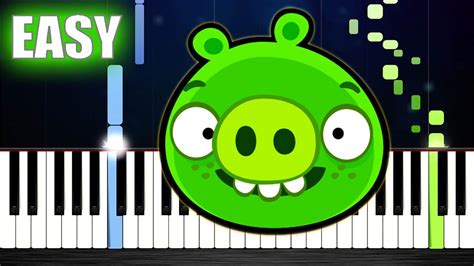 Bad Piggies Theme - EASY Piano Tutorial by PlutaX - YouTube