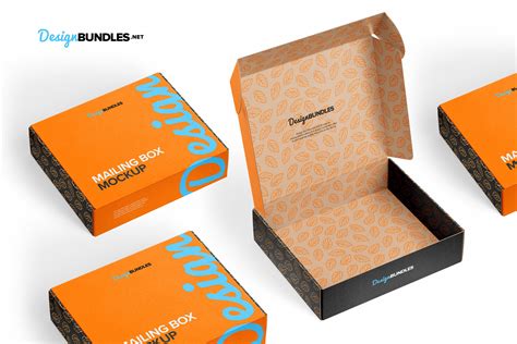 Two Mailing Box Mockups