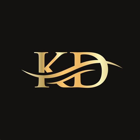 KD logo design. Initial KD letter logo design 17192923 Vector Art at Vecteezy