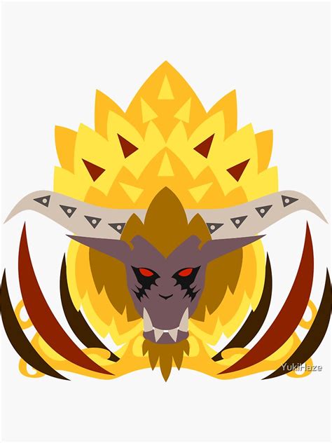 "Furious Rajang" Sticker for Sale by YukiHaze | Redbubble