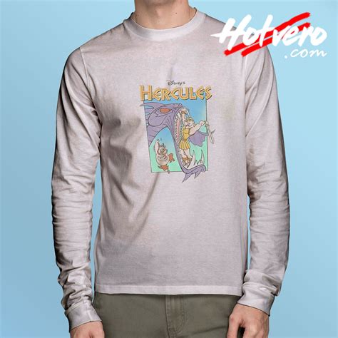 Hercules Hydra Battle Disney's Long Sleeve Tee - Hotvero.com