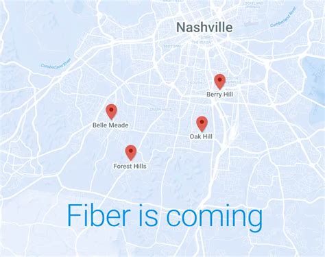 Initial Nashville Google Fiber map posted - Pocketables