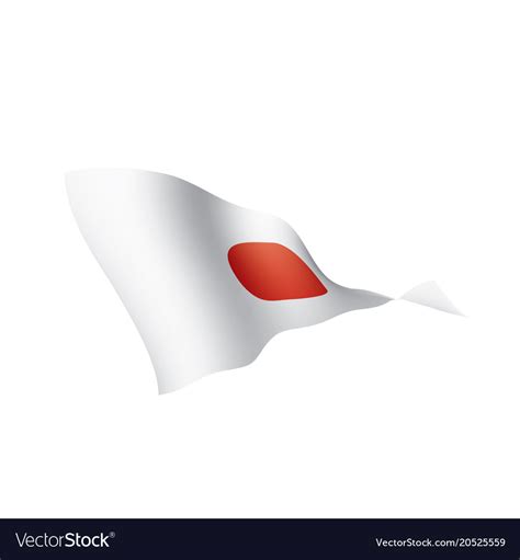 Japan flag Royalty Free Vector Image - VectorStock