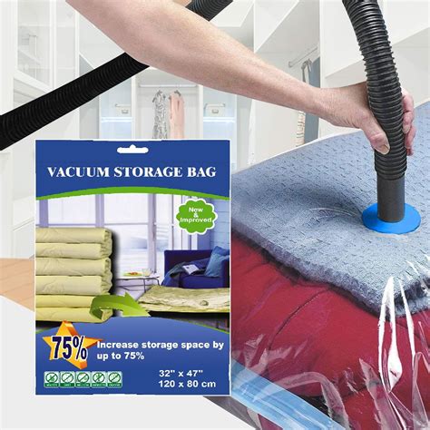 8 Pack Jumbo Extra Large Vacuum Space Saver Storage Compress Bag ...