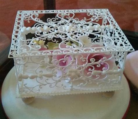 Filigree Box Class with Dawn Parrott - Cake Decorating Corner | Royal ...