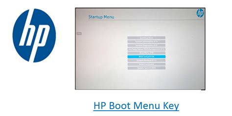 HP Boot Menu Key