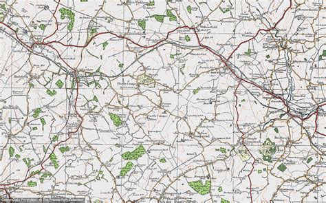 Historic Ordnance Survey Map of Castle Camps, 1920