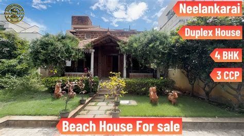 ID 1707 - Beach House For Sale In Neelankarai || 3CCP || 4BHK || Prime Location - YouTube