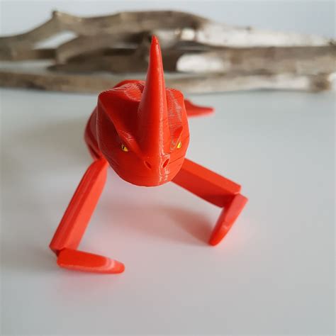 Red Bluster the Sea Beast 3D STL Print-in-place No - Etsy