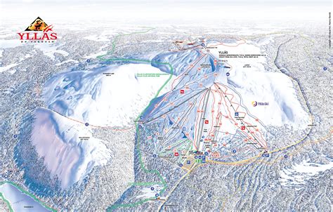 Yllas Piste Map – Free downloadable piste maps.