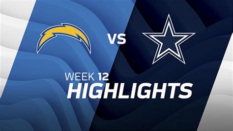 Chargers vs. Cowboys Highlights