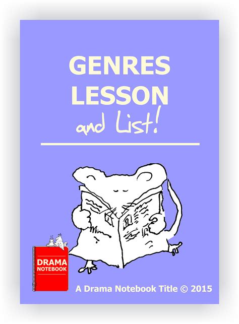 Genre list and lesson plan for drama class