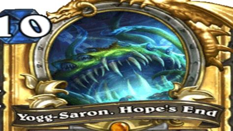 Hearthstone - Yogg-Saron, Hope's End - NEW CARD - Whispers of the Old Gods EXPANSION - YouTube